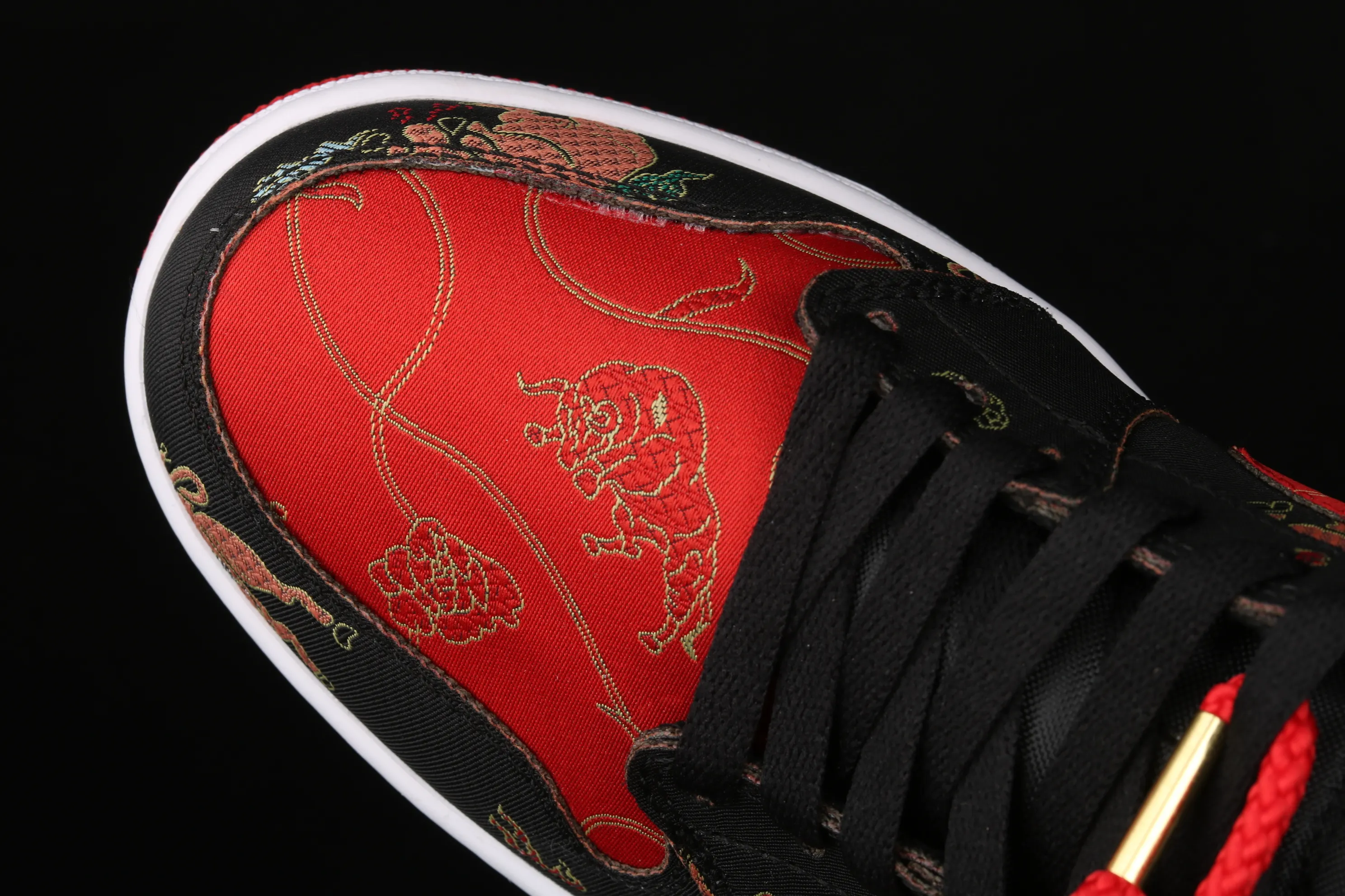 All categories Air Jordan Jordan series basketball shoes Air Jordan 1 Low Air Jordan 1 Low AJ1 Joe 1 Chinese red silk low-top cultural and leisure sports sneakers DD2233-001